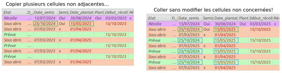 Copier coller intelligent